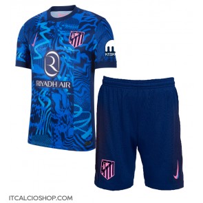 Atletico Madrid Terza Maglia Bambino 2024-25 Manica Corta (+ Pantaloni corti)